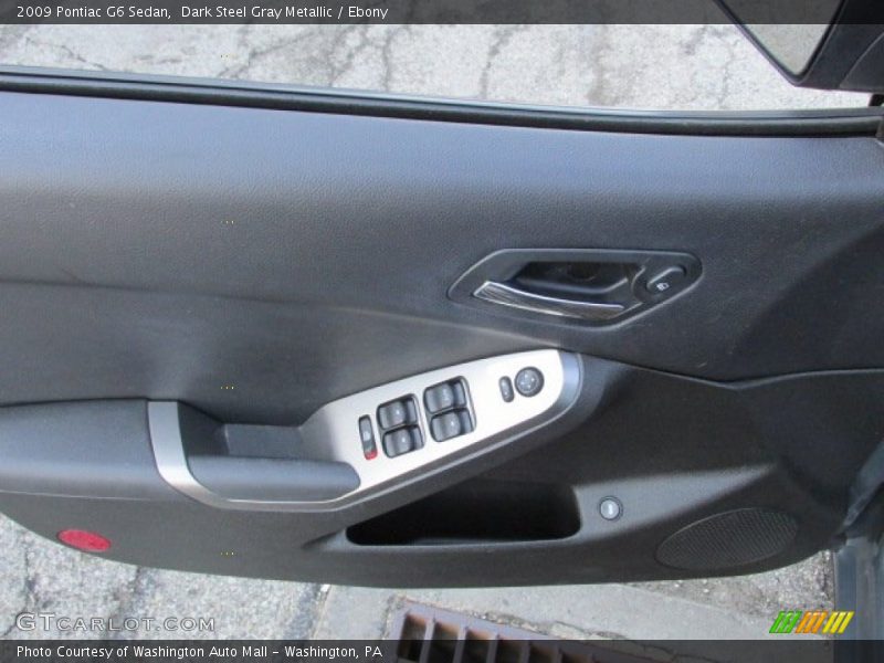 Dark Steel Gray Metallic / Ebony 2009 Pontiac G6 Sedan