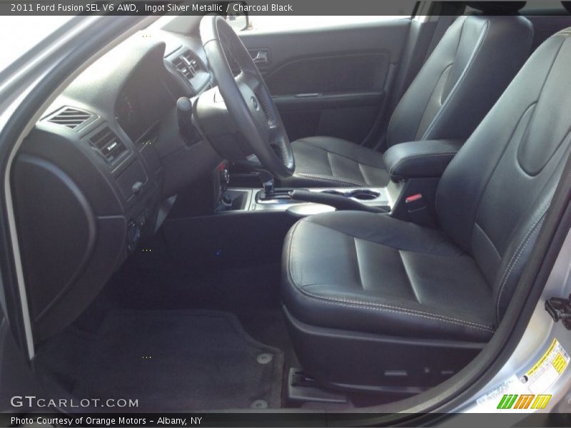 Ingot Silver Metallic / Charcoal Black 2011 Ford Fusion SEL V6 AWD