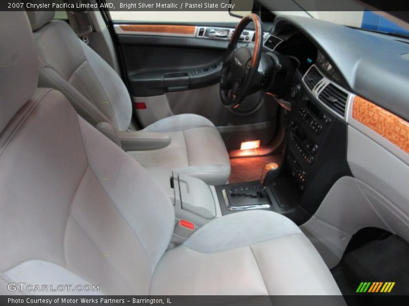 Bright Silver Metallic / Pastel Slate Gray 2007 Chrysler Pacifica Limited AWD