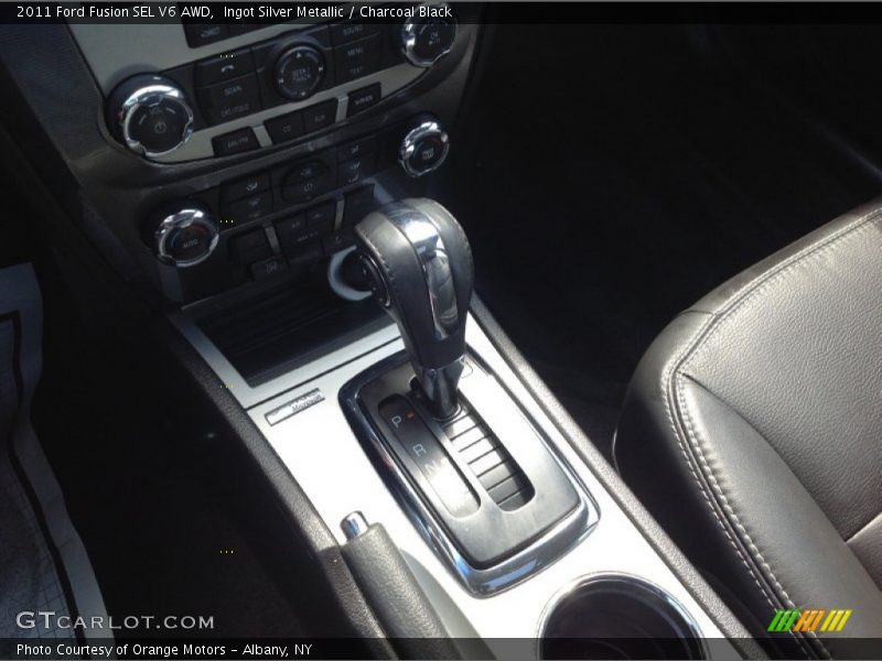 Ingot Silver Metallic / Charcoal Black 2011 Ford Fusion SEL V6 AWD
