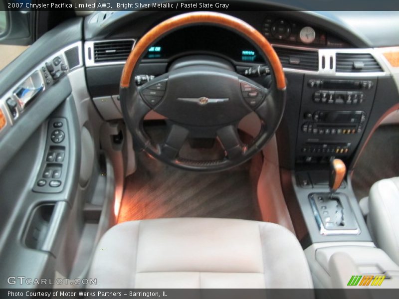 Bright Silver Metallic / Pastel Slate Gray 2007 Chrysler Pacifica Limited AWD