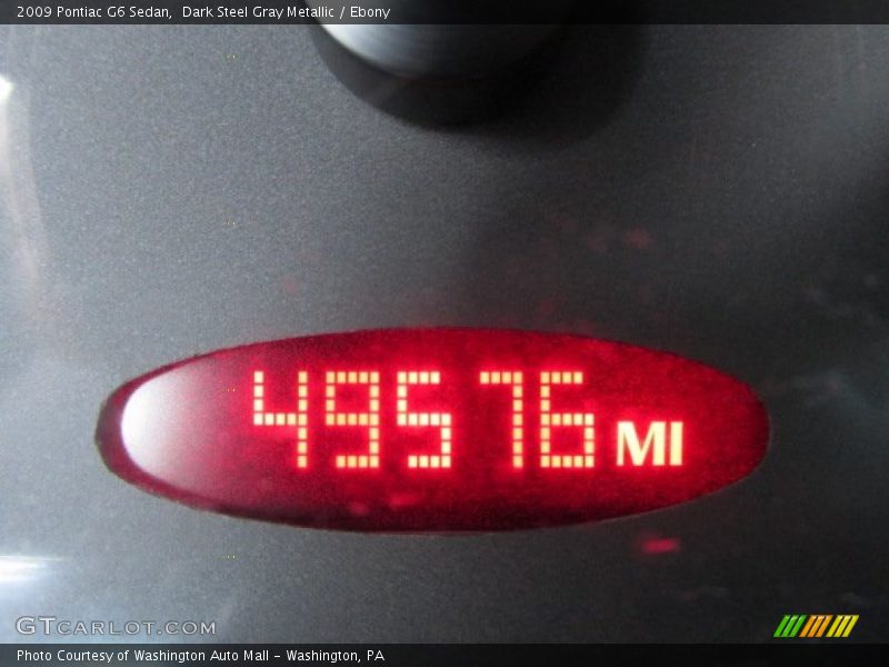 Dark Steel Gray Metallic / Ebony 2009 Pontiac G6 Sedan