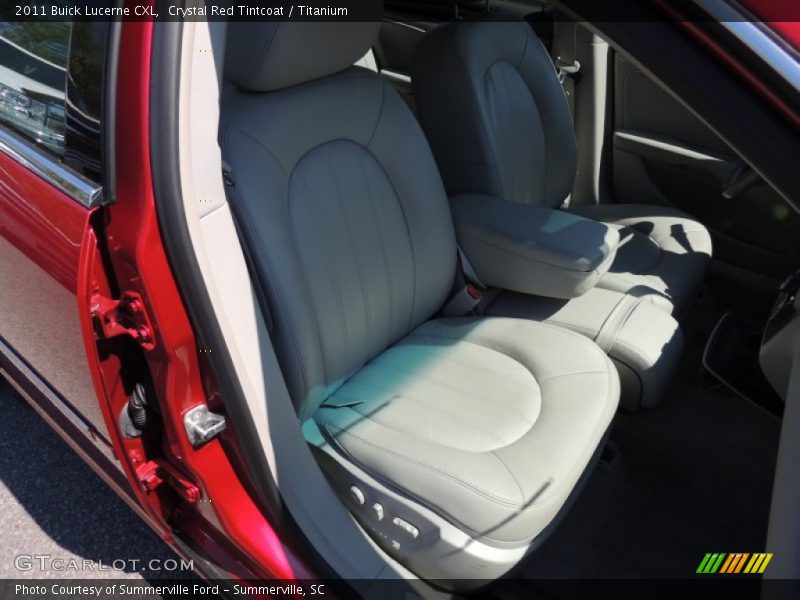 Crystal Red Tintcoat / Titanium 2011 Buick Lucerne CXL