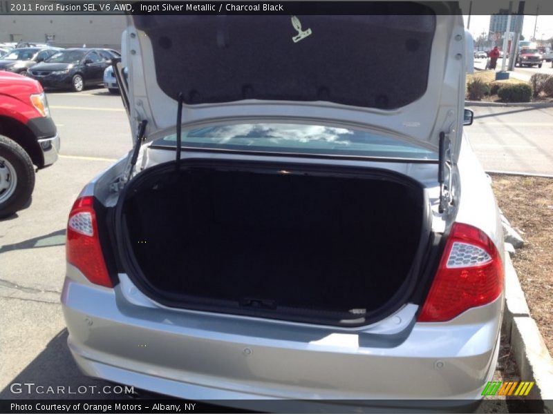 Ingot Silver Metallic / Charcoal Black 2011 Ford Fusion SEL V6 AWD