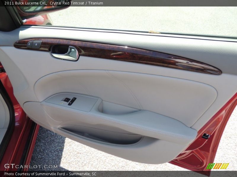 Crystal Red Tintcoat / Titanium 2011 Buick Lucerne CXL