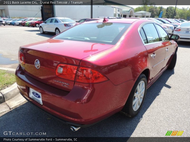 Crystal Red Tintcoat / Titanium 2011 Buick Lucerne CXL