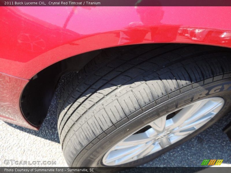 Crystal Red Tintcoat / Titanium 2011 Buick Lucerne CXL