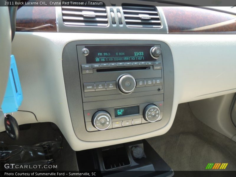 Crystal Red Tintcoat / Titanium 2011 Buick Lucerne CXL