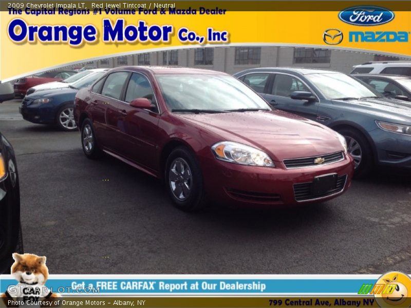 Red Jewel Tintcoat / Neutral 2009 Chevrolet Impala LT