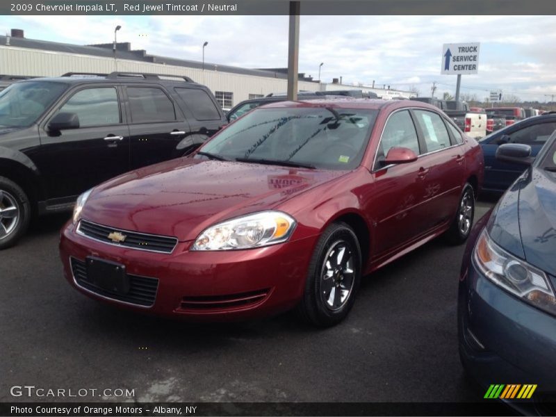 Red Jewel Tintcoat / Neutral 2009 Chevrolet Impala LT