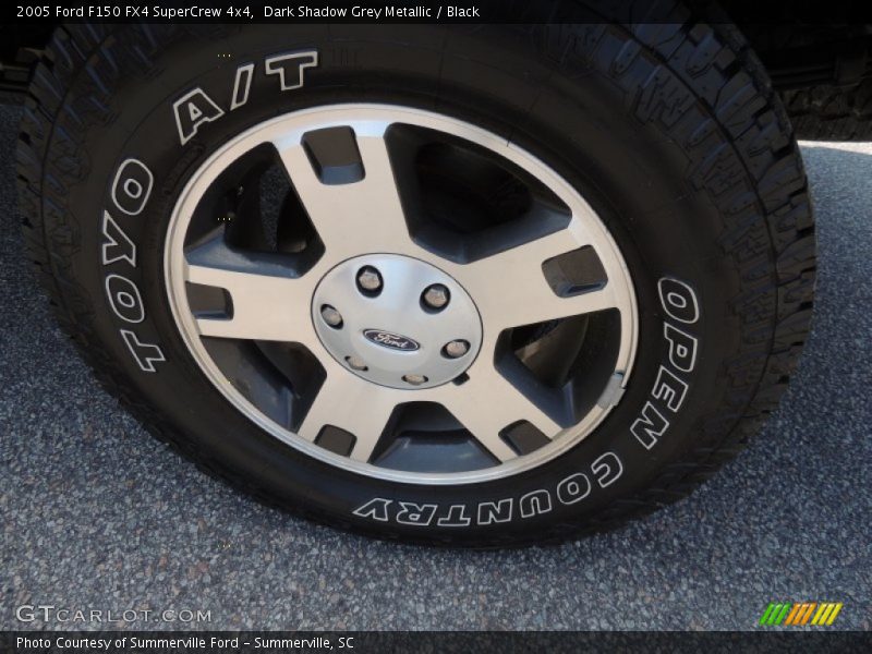 Dark Shadow Grey Metallic / Black 2005 Ford F150 FX4 SuperCrew 4x4