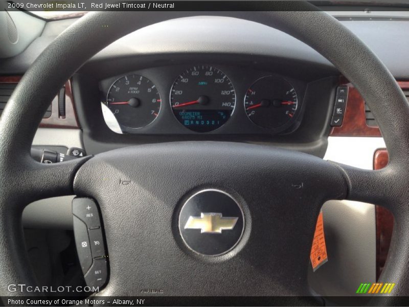 Red Jewel Tintcoat / Neutral 2009 Chevrolet Impala LT