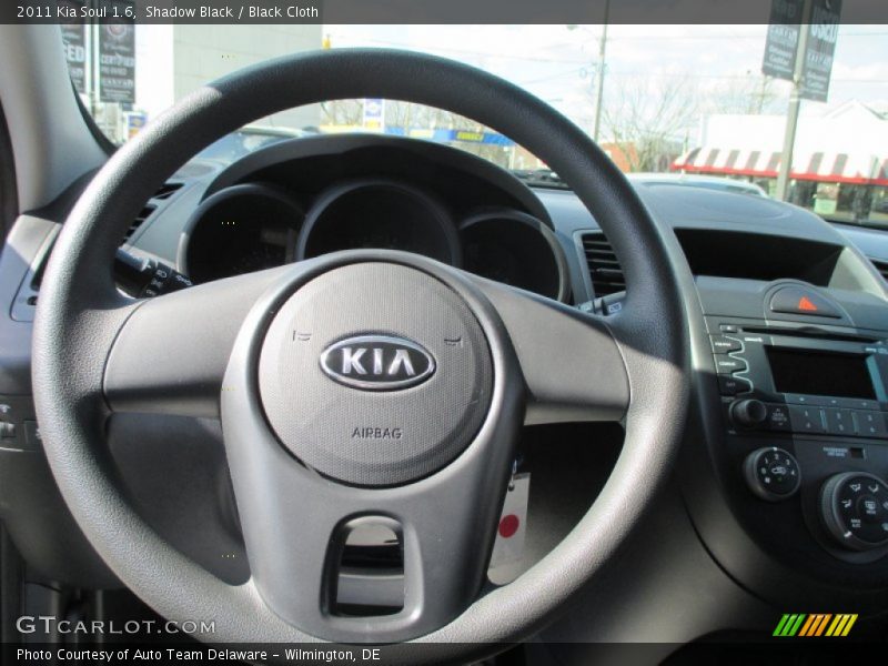 Shadow Black / Black Cloth 2011 Kia Soul 1.6