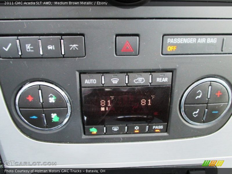 Medium Brown Metallic / Ebony 2011 GMC Acadia SLT AWD