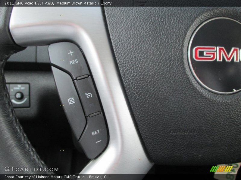 Medium Brown Metallic / Ebony 2011 GMC Acadia SLT AWD