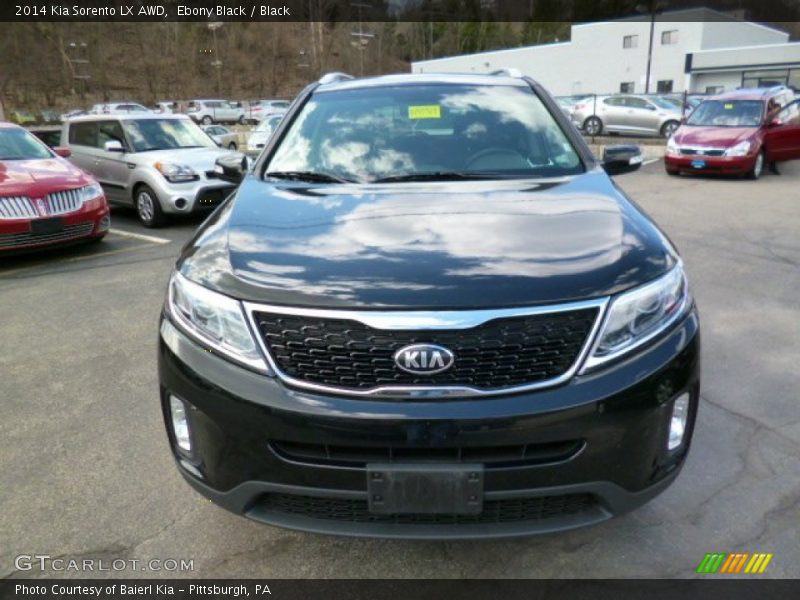 Ebony Black / Black 2014 Kia Sorento LX AWD