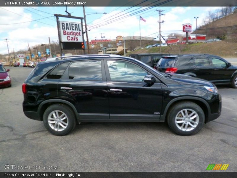 Ebony Black / Black 2014 Kia Sorento LX AWD