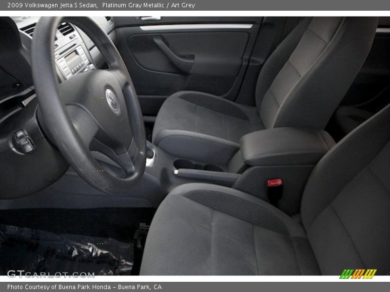 Platinum Gray Metallic / Art Grey 2009 Volkswagen Jetta S Sedan