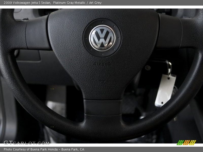 Platinum Gray Metallic / Art Grey 2009 Volkswagen Jetta S Sedan
