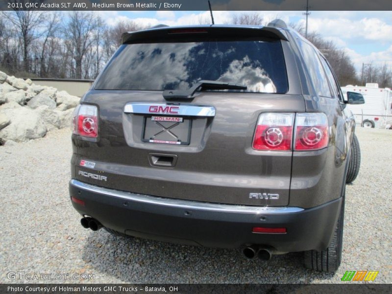 Medium Brown Metallic / Ebony 2011 GMC Acadia SLT AWD