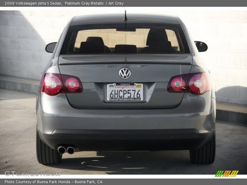 Platinum Gray Metallic / Art Grey 2009 Volkswagen Jetta S Sedan