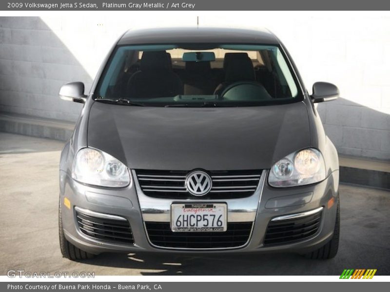 Platinum Gray Metallic / Art Grey 2009 Volkswagen Jetta S Sedan