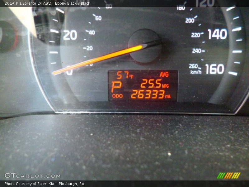 Ebony Black / Black 2014 Kia Sorento LX AWD