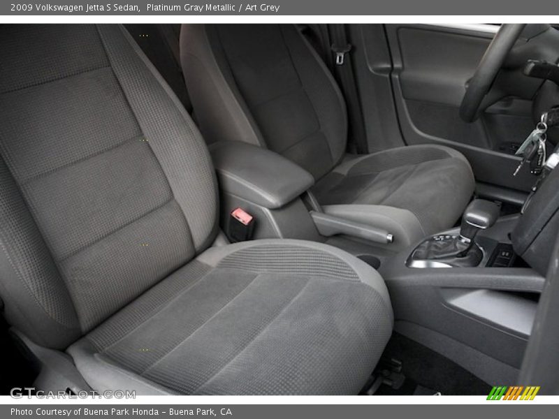 Platinum Gray Metallic / Art Grey 2009 Volkswagen Jetta S Sedan