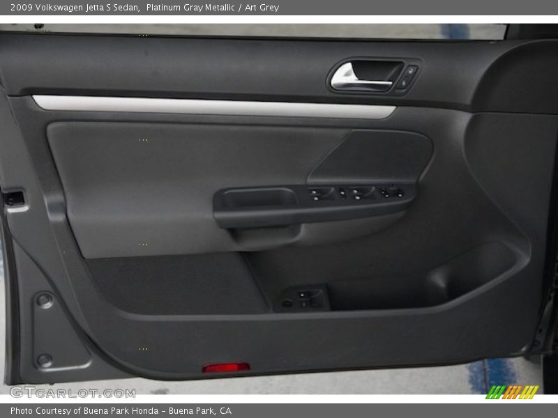 Platinum Gray Metallic / Art Grey 2009 Volkswagen Jetta S Sedan