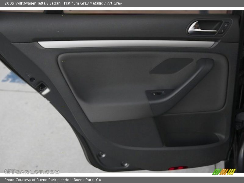 Platinum Gray Metallic / Art Grey 2009 Volkswagen Jetta S Sedan
