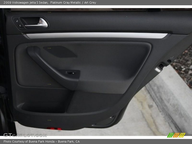 Platinum Gray Metallic / Art Grey 2009 Volkswagen Jetta S Sedan