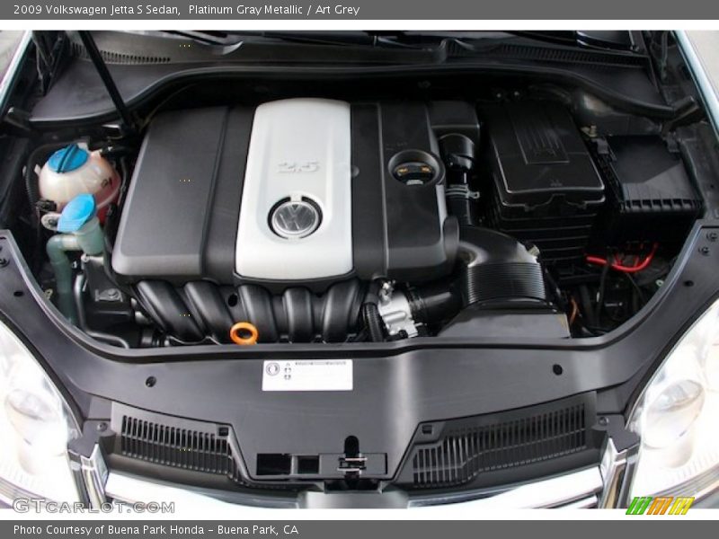 Platinum Gray Metallic / Art Grey 2009 Volkswagen Jetta S Sedan