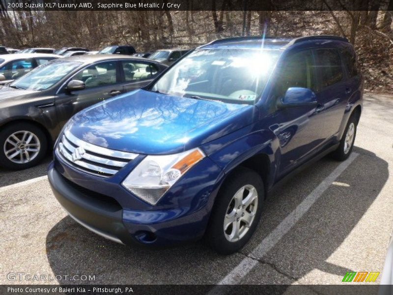 Sapphire Blue Metallic / Grey 2008 Suzuki XL7 Luxury AWD