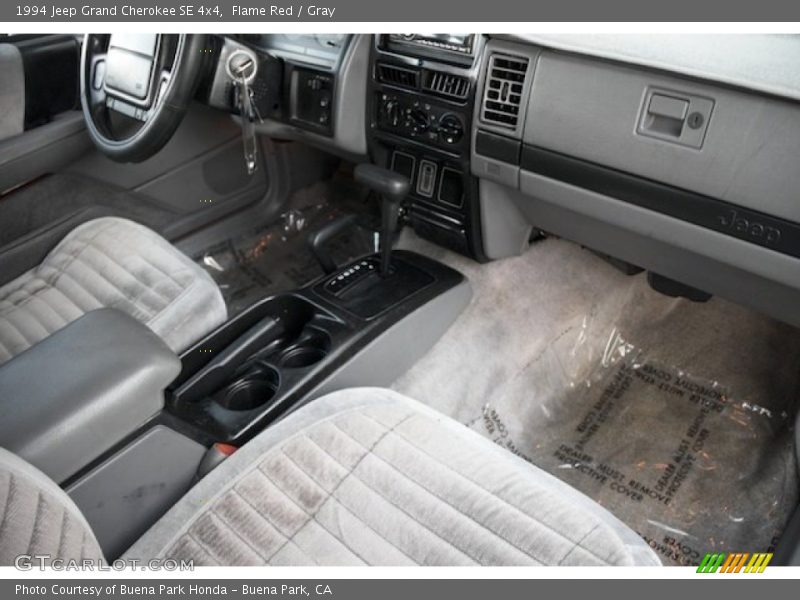 Flame Red / Gray 1994 Jeep Grand Cherokee SE 4x4