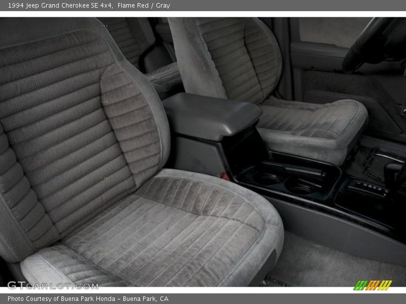 Flame Red / Gray 1994 Jeep Grand Cherokee SE 4x4