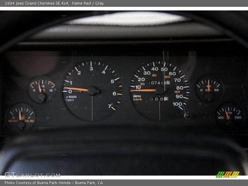  1994 Grand Cherokee SE 4x4 SE 4x4 Gauges