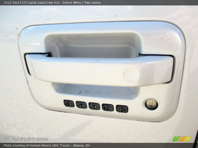 Oxford White / Pale Adobe 2012 Ford F150 Lariat SuperCrew 4x4