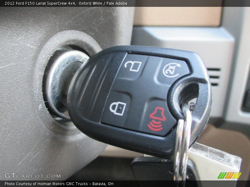 Oxford White / Pale Adobe 2012 Ford F150 Lariat SuperCrew 4x4