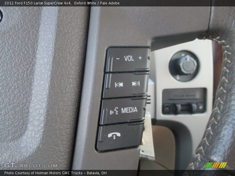 Oxford White / Pale Adobe 2012 Ford F150 Lariat SuperCrew 4x4