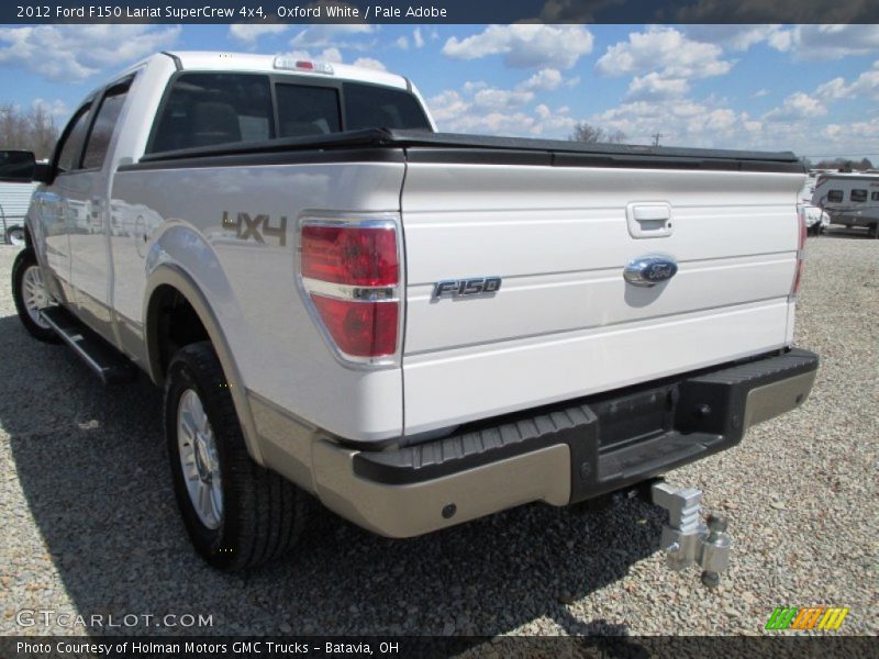 Oxford White / Pale Adobe 2012 Ford F150 Lariat SuperCrew 4x4