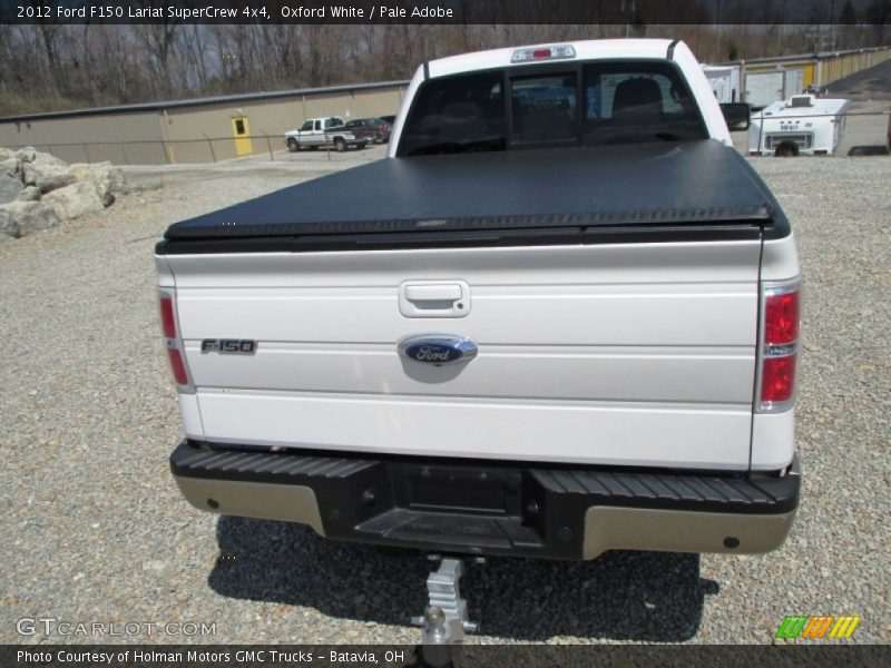 Oxford White / Pale Adobe 2012 Ford F150 Lariat SuperCrew 4x4