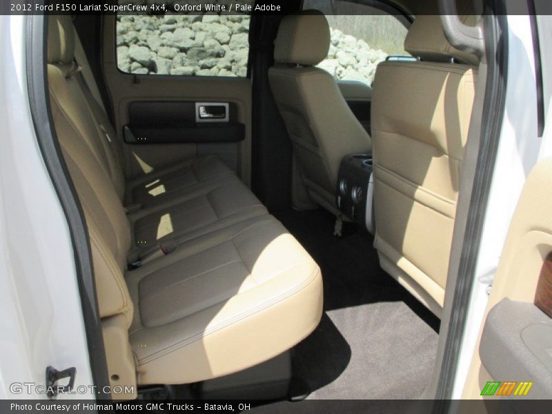 Oxford White / Pale Adobe 2012 Ford F150 Lariat SuperCrew 4x4