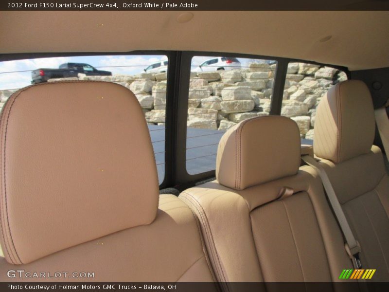 Oxford White / Pale Adobe 2012 Ford F150 Lariat SuperCrew 4x4