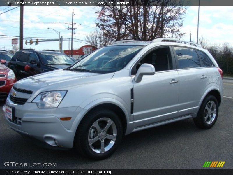 Silver Ice Metallic / Black/Light Titanium 2013 Chevrolet Captiva Sport LT