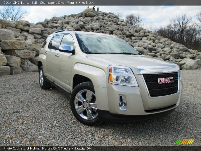 Champagne Silver Metallic / Jet Black 2014 GMC Terrain SLE