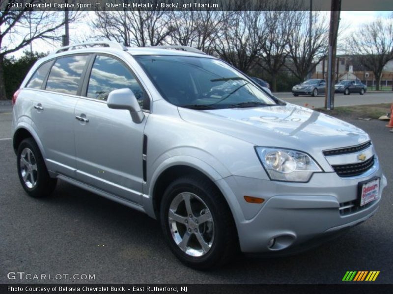 Silver Ice Metallic / Black/Light Titanium 2013 Chevrolet Captiva Sport LT