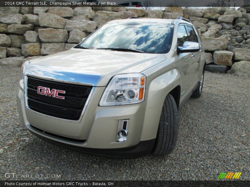 Champagne Silver Metallic / Jet Black 2014 GMC Terrain SLE