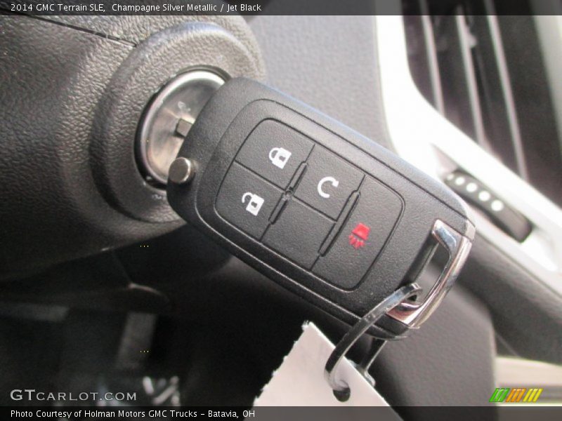 Champagne Silver Metallic / Jet Black 2014 GMC Terrain SLE