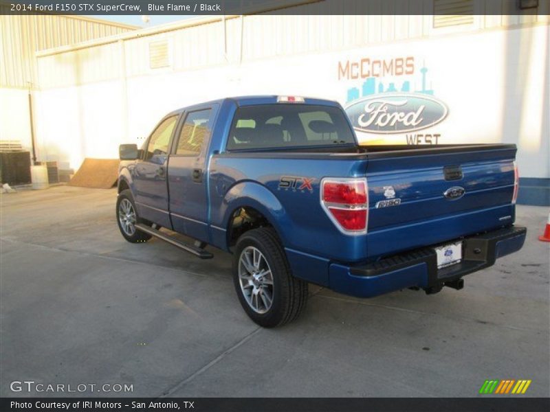 Blue Flame / Black 2014 Ford F150 STX SuperCrew
