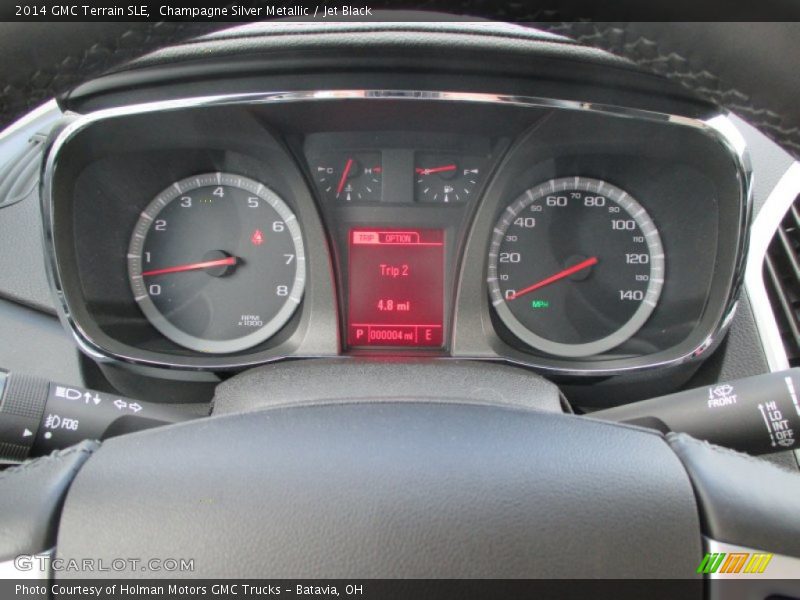 Champagne Silver Metallic / Jet Black 2014 GMC Terrain SLE